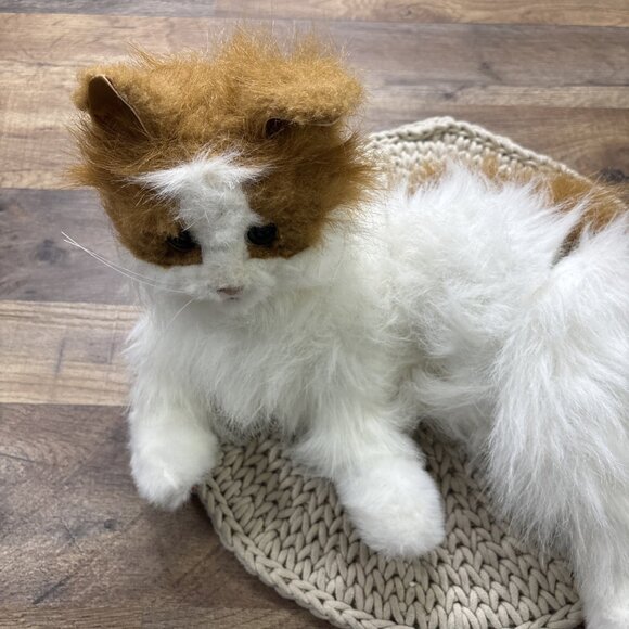 Fur Real Friends Lulu My Cuddlin Kitty Cat Interactive Plush Orange White - Picture 4 of 8